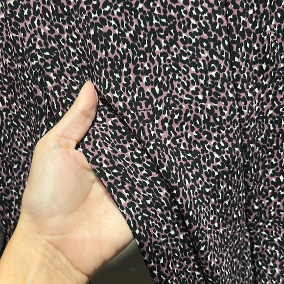 Vintage Purple leopard Tory Burch dress - Picture 4 of 5